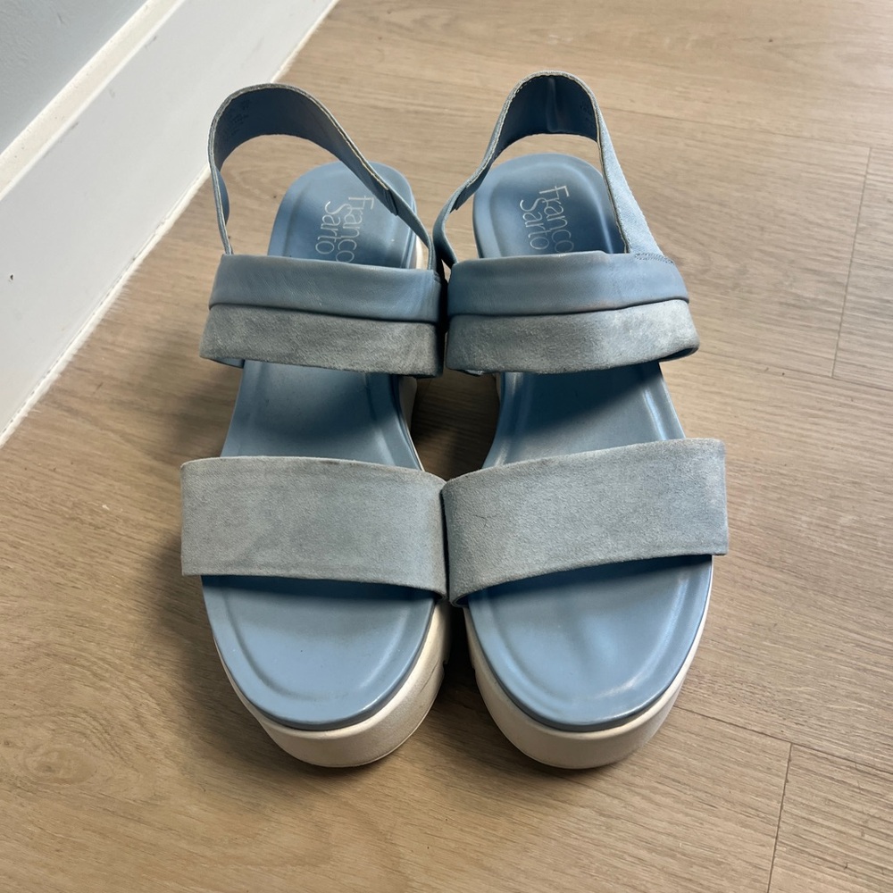 Franco Sarto Women's Blue Sandals